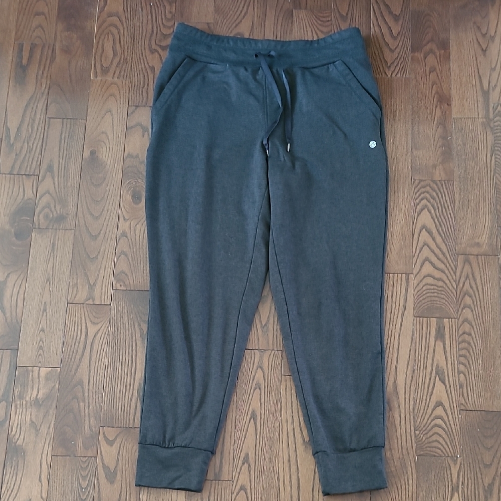 Apana Gray Jogger Sweatpants Active Yoga Women's Size M